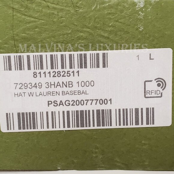 GUCCI BASEBALL CAP MOHAIR WOOL BLEND w GOLDTONE GG LOGO HAT UNISEX sz L - Picture 14 of 15